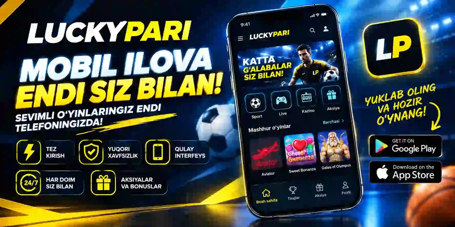 LuckyPari Uz App yuklab olish
